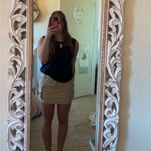 brandy melville cargo mini skirt